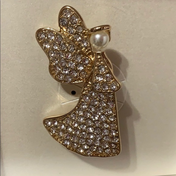 Anne Klein Angel Brooch - Picture 2 of 3